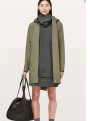lululemon athletica On Repeat Charcoal Knit Mini Dress with removable collar