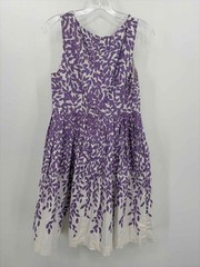 Pre-Owned Talbots White Size 4 Knee Length Sleeveless Dress