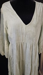 Umgee Dress Light Green Womens Size M Textured Maxi