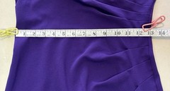 Sleeveless V Neck Split Mermaid Purple Evening Cocktail Long Dress, Urban Chic