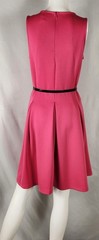 Worthington Hot Pink Belted Classic/Old-Money/Retro-Preppy Fit-Flare Dress XL