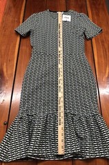Opening Ceremony Size Medium Dress Multi Olive Short Sleeve Stretch NEW!