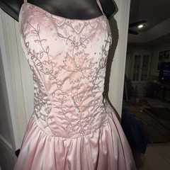 Vtg Betsy Johnson Cupcake Y2K Strapless Evening Size 4 Lace/tulle Tiered Dress