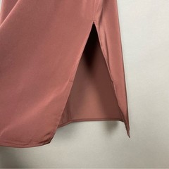 NWT Kendall + Kylie Slip Drsss FLAWS Brown Size XS Midi Tie Milkmaid Satin