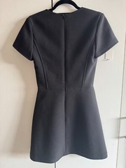 CHLOE DOUBLE FACE WOOL CREPE MINI DRESS FR34