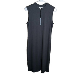 Prologue Dress Women&rsquo;s Small Gray Sleeveless Crew Neck Solid Casual NWT