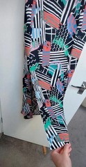 ASOS multicoloured graphic print pattern cami midi dress| Size 6 | 100% cotton