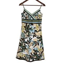 VTG Ann Taylor floral Sundress Y2K Whimsigoth Earthly Fairycore Empire Waist 0