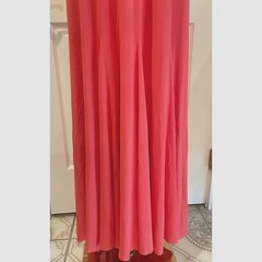 Kay Unger New York Evening Gown Coral Size 6 Wedding Guest Special Occasion Glam