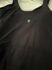 Lululemon Size 4 Align™ Cami Strap Dress, Black, NWT Shorts Liner Built In Bra
