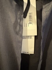 NWT The Lulo Project Bogota Midi Dress Black Tiered Ruffle TieFront CottonSize L