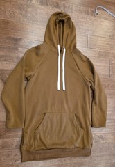 PRETTYGARDEN Women&rsquo;s Casual Sweatshirt-Split Hem Hoodie Dress-Size XL