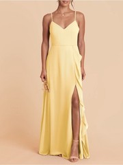Birdy Grey Theresa Dress Chiffon Dress in Lemon Sorbet Size: XS