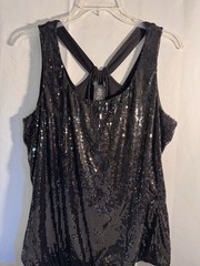 DEB Racerback Sequined Tank Top 3X Glam Y6