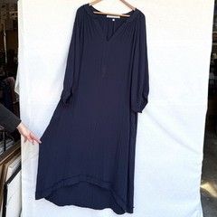 Ocean + Main Women&rsquo;s Blue Cotton Gauze 1x NWOT