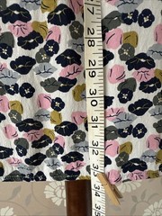 Boden 12 dress pink grey floral Shift Style knee length three-quarter sleeve vgc