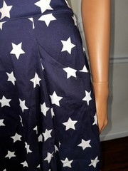 NWT Collectif London Star Print Swing Dress XS Rocklabilly Pinup 4th Of July