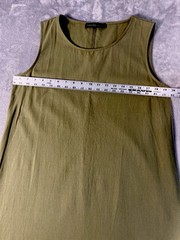 Zanzea 100% Cotton Sleeveless Maxi Shift Dress Size L Green Laganlook Minimalist