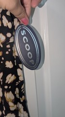 Scoop Black White Yellow Floral Chiffon Crew Neck Cap Sleeve Mini Dress M