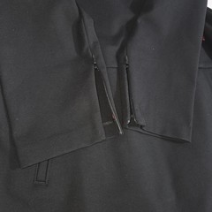 Spanx Classic Black Perfect Shift Midi Dress Zip Up Rayon Nylon Womens Sz XL NWT