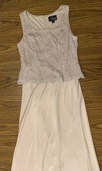 Alex Evenings 2 Pc. Mothers Grandmothers Dress Lace and Sparkles 10