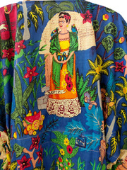 Indian Vintage 100% Cotton Long Beach Maxi Kaftan Dress One Size Caftan Kimono