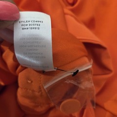 Lulus Masterfully Mod Side Button Midi Dress Womens L Bright Orange Retro Mod