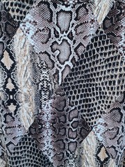 NEXT Boxy Multi Snakeskin Printed Shift Dress Size 12 Layering Pattern Clash VGC