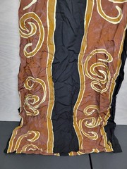 Tropical Tantrum SZ Medium Fitted Maxi Dress Zippered Back Sleeveless Side Slit