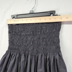 Revolve Faithful The Brand Solange Smocked Tube Slip On Dress In Black Size 2