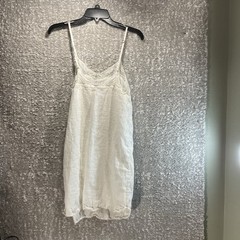 Spell And The Gypsy Linen S Lace Strappy Lined Cami Slip Mini Dress Beach READ