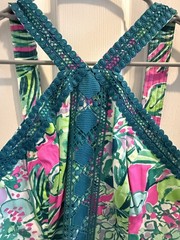 Lilly Pulitzer Vena Stretch Shift Multi Early Bloomer Dress Size 4 NWT