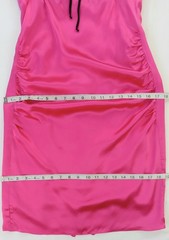size 8 NWT Vintage BETSEY JOHNSON Pink SILK Pin-Up Retro-Style Dress Y2K USA