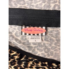 Pinup Couture Dress Large Womens Leopard Retro Sheath Pencil