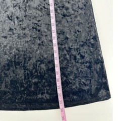 Final Touch A Line Mini Sheath Halter Dress Whimsigoth Witchy Velvet Black Sz SM