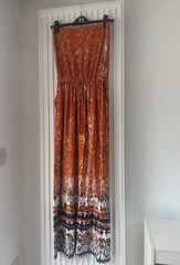 Artisan NY Strapless Boho Maxi Dress Size XS Holiday Summer