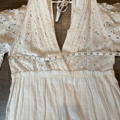 New IRO Melia White Mini Dress Size 38 Retail $435