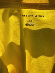 NWT Tommy Hilfiger Lemon Yellow Polo Dress Size Large 12 Free Shipping