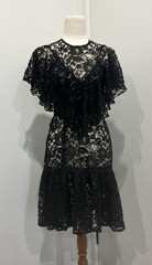 Black Milk Black Lace Frill Dress (belt Not Included)