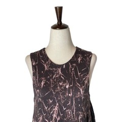 Silence + Noise UO Dress Women Small Purple Marbled Print Swing Tunic Mini NWT