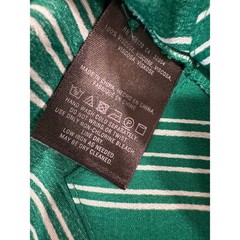 NWT Anthropologie Maeve Martina Belted Shirt Dress Sz 10 Green Striped Coastal