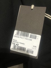 £220 Trussardi Jeans Dress Black Long Sleeve In Stores Uk 8 10