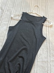 Gray body Con Dress Stretch Elastane Polyester Spandex Cotton Blend