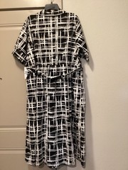 NWT DKNY Plus Size Collared Button Down Dress, size 20W, $139