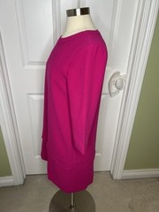 Kate Spade Lined Solid Pink Scalloped Dress Size 4 Read