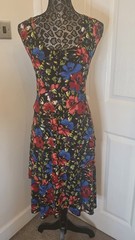 Kim & Co Floral Jersey Fill Layered Tea Dress Size XXL UK 20 Summer