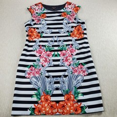 Voir Voir Sleeveless Sheath Dress Women’s Size 16 Floral Side Zipper