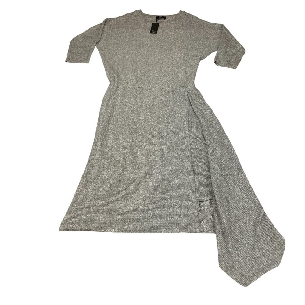 COA Sweater Dress Women&rsquo;s Large Gray Heather Knit MSRP$99 Coming of Age