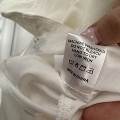 Pomander Place by Tuckernuck White Carly Dress size M Medium Relaxed Mini Shift