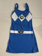 Mighty Fine Medium Blue Power Ranger Dress